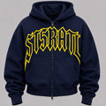ST5RATL "5IVE" ZIP HOODIE NAVY