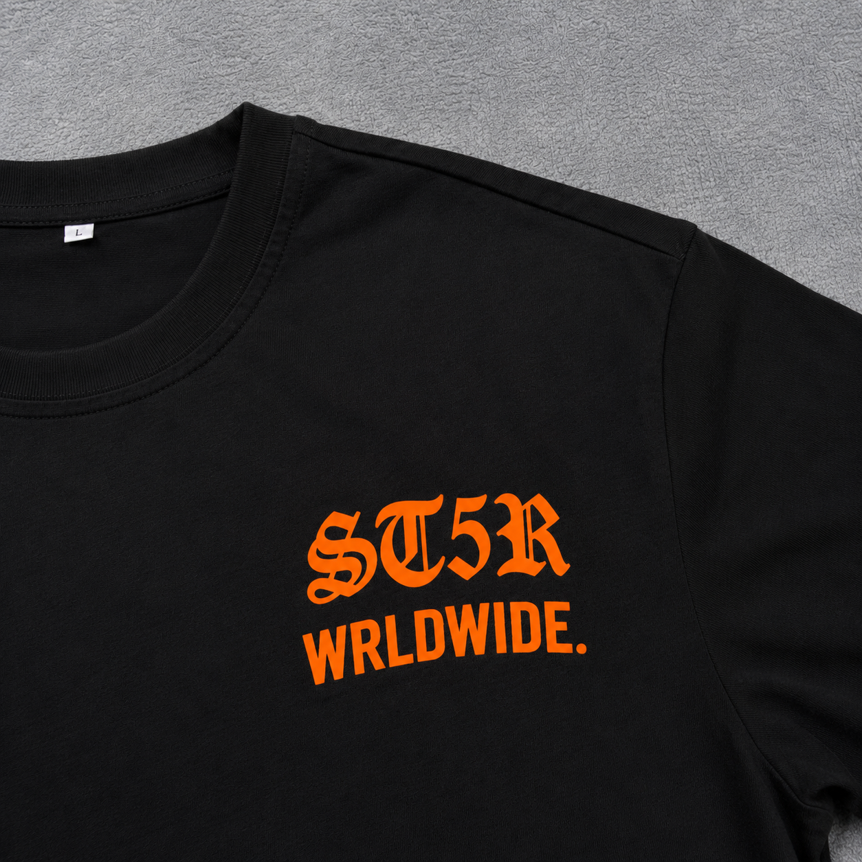 "GLORY" TEE BLK